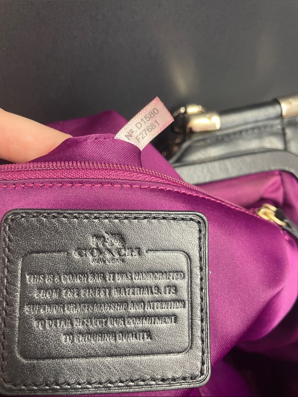 Coach ‘Madison Carrie’ Gathered Twist Satchel - Picture 17 of 17